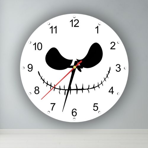 A Karácsonyi Lidércnyomás -  kör alakú falióra