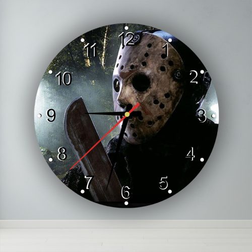 Péntek 13 - Jason -  kör alakú falióra