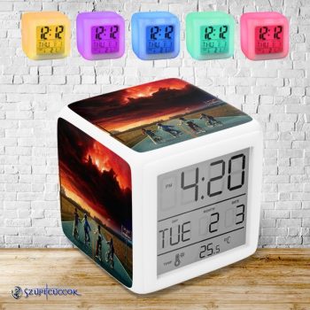   Stranger Things Mind Flayer színváltós világító ébresztő óra