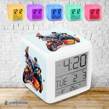   Bud Spencer és Terence Hill - Bűnvadászok színváltós világító ébresztő óra