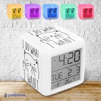 I do what - cicás színváltós világító ébresztő óra