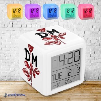   Depeche Mode - Red Rose színváltós világító ébresztő óra
