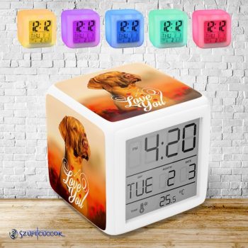   I love You - Vizsla színváltós világító ébresztő óra