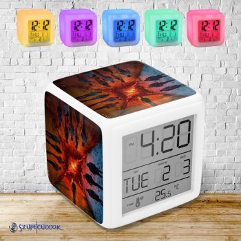   Stranger Things - S04 színváltós világító ébresztő óra