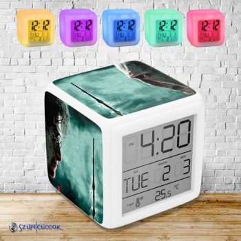   Harry Potter VS Voldemort színváltós világító ébresztő óra